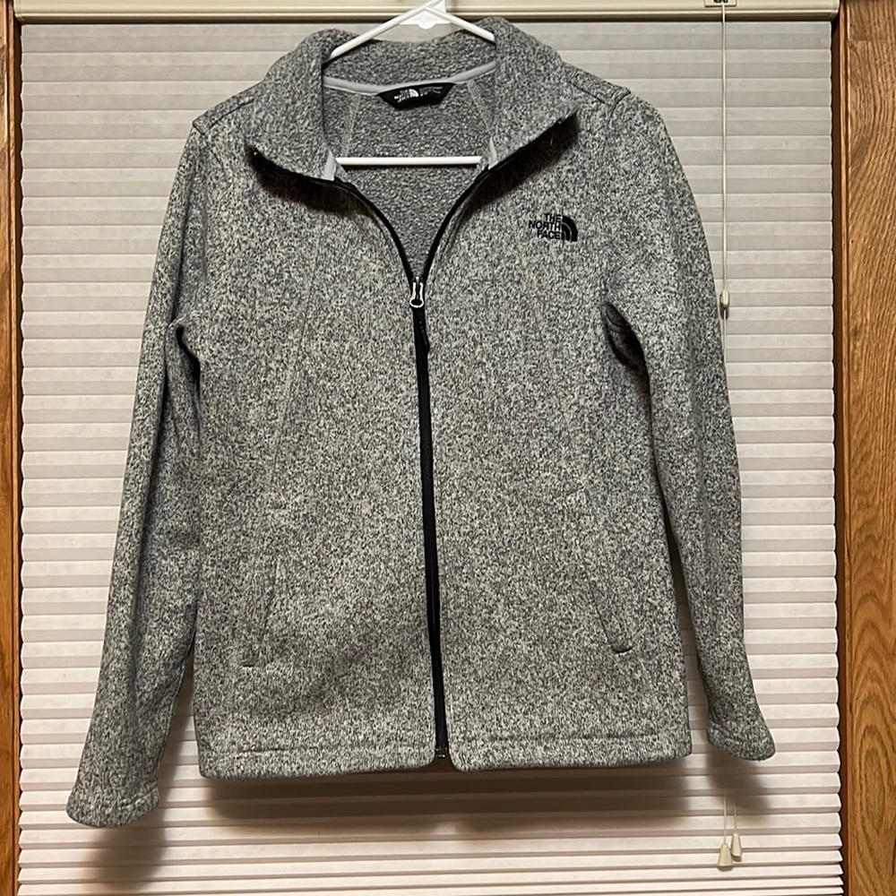 North Face zip up sweater